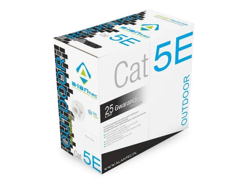 Cable de red alantec kif5out305 negro 305 m cat5e f/utp (ftp)