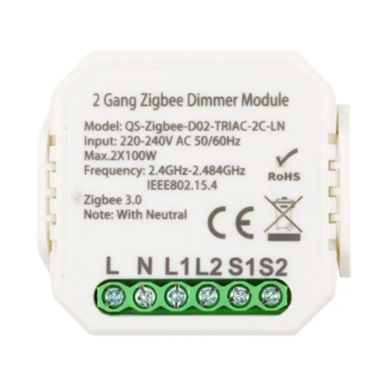 Triac dimmer módulo - zigbee - silumen