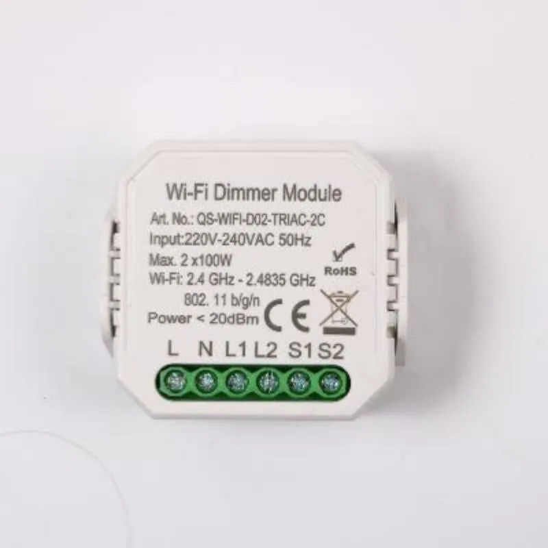 Módulo dimmer doble triac - wifi - silumen