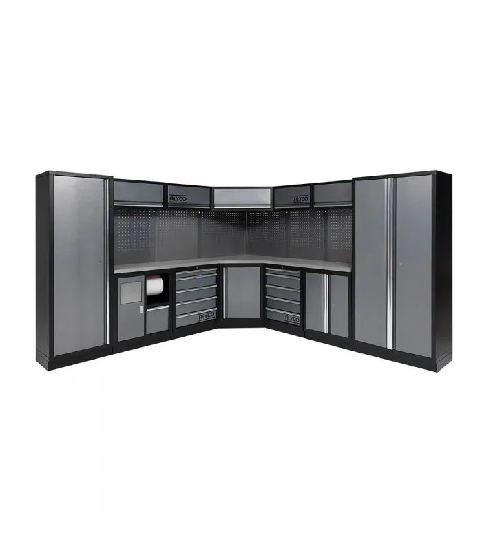 Mueble de taller de 8 módulos inox alyco 192838