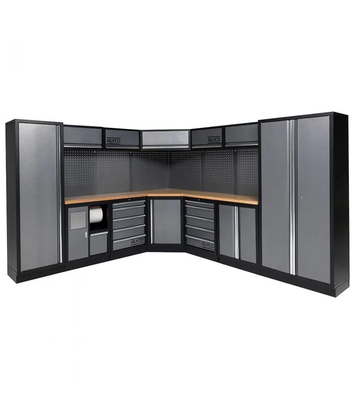 Mueble de taller de 8 módulos madera alyco 192839