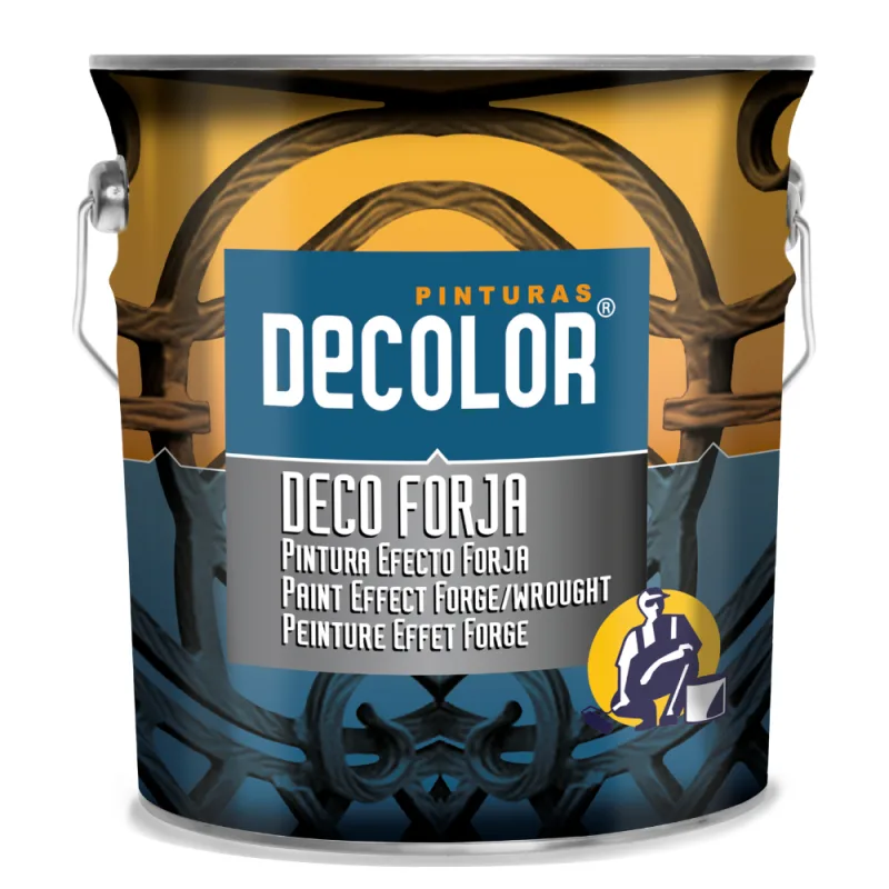 Esmalte antioxidante sintetico efecto forja. rojo 4 lt