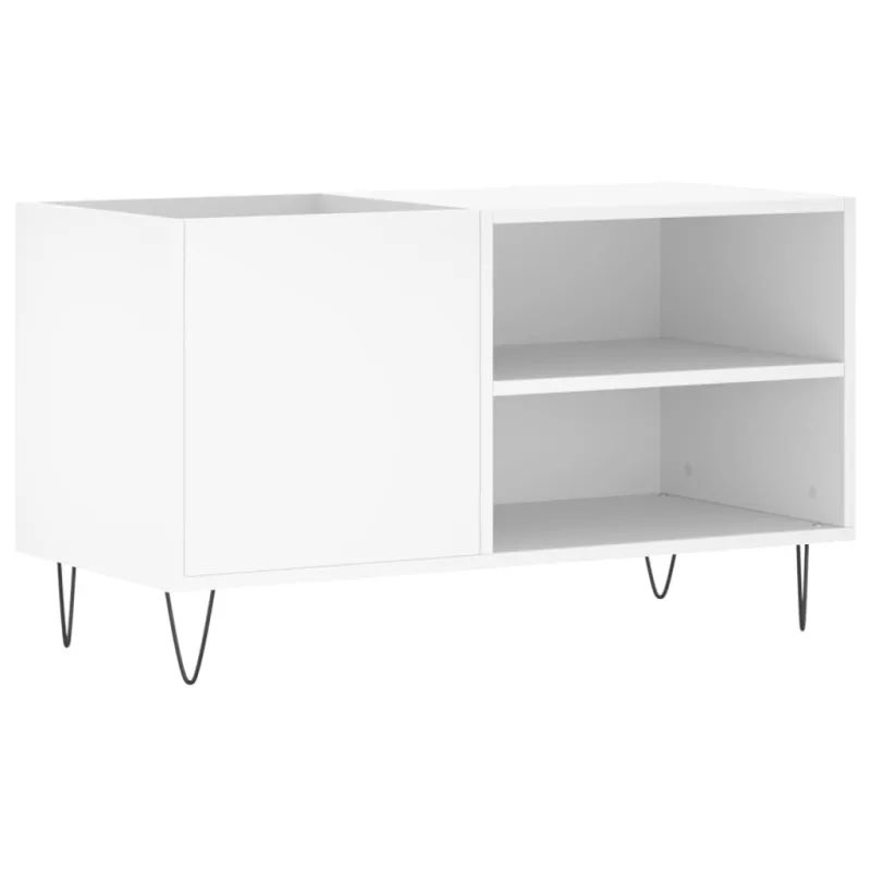 Mueble de almacenaje | mueble para discos madera de ingeniería blanco 85x38x48 cm cfw188457