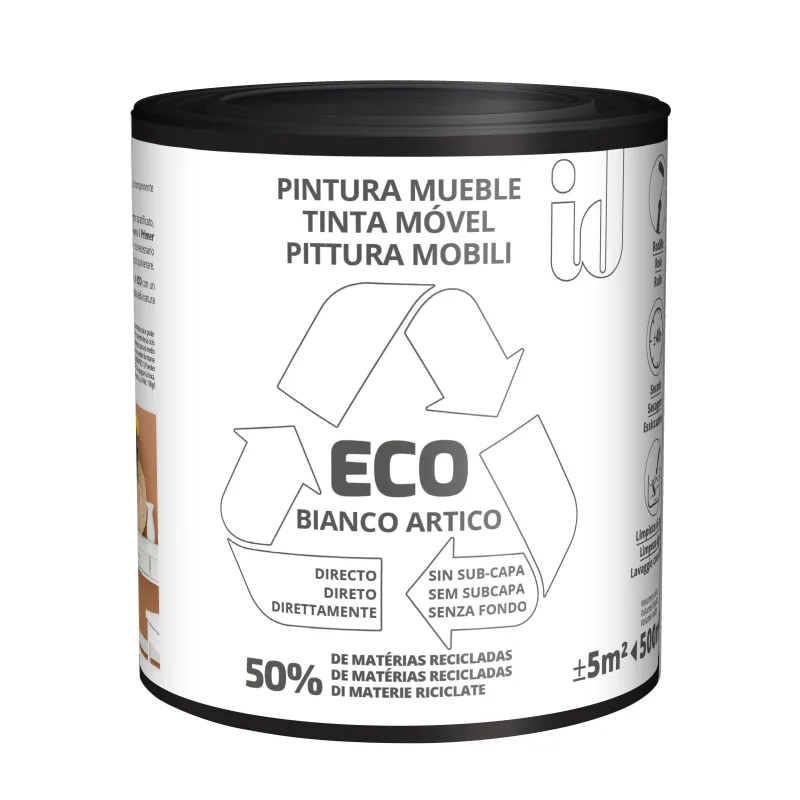 Pintura eco mueble velours id 500ml blanco