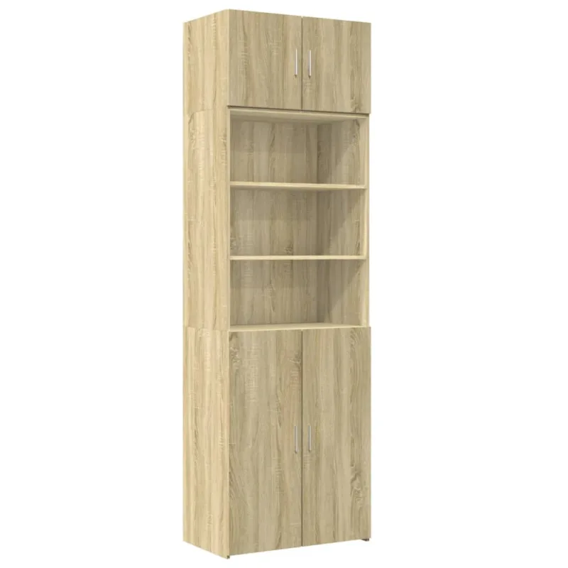 Mueble de almacenaje | armario de madera de ingeniería roble sonoma 70x42,5x225 cm cfw918951