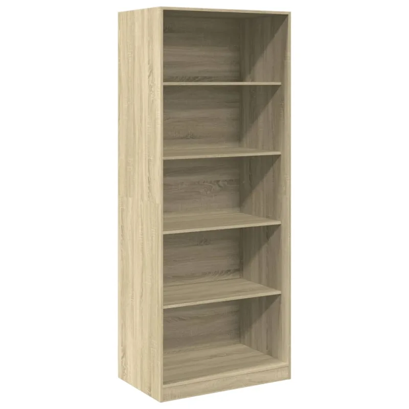 Mueble de almacenaje | armario de madera de ingeniería roble sonoma 80x50x200 cm cfw450769