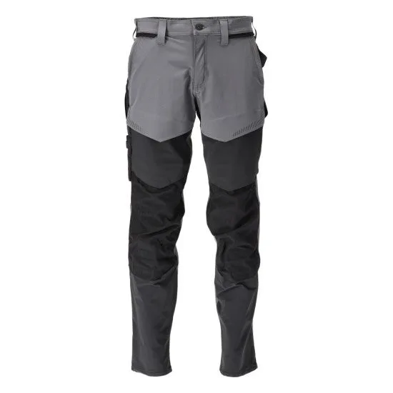 Pantalon de travail avec poches genouillères mascot customized - 22379-311-gris anthracite/noir-41-76