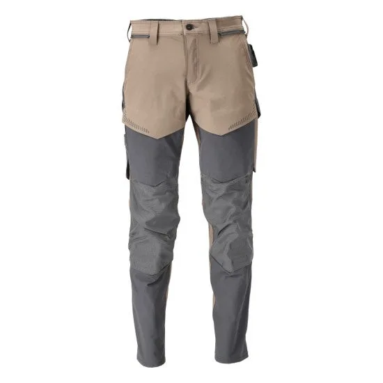 Pantalon de travail avec poches genouillères mascot customized - 22379-311/2-taupe-40-90