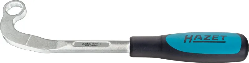Hazet 2849-15 llave para el turbocargador ∙ perfil hexagonal doble exterior ∙ 15 mm