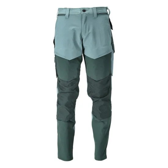 Pantalon de travail avec poches genouillères mascot customized - 22379-311/2-vert menthe-52-76