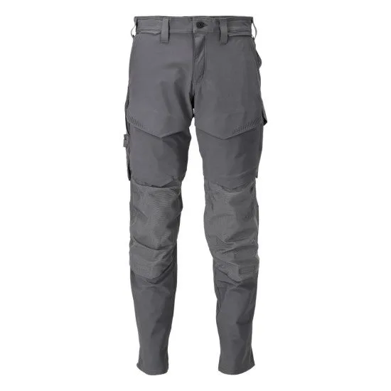 Pantalon de travail avec poches genouillères mascot customized - 22379-311/2-gris anthracite-52-90