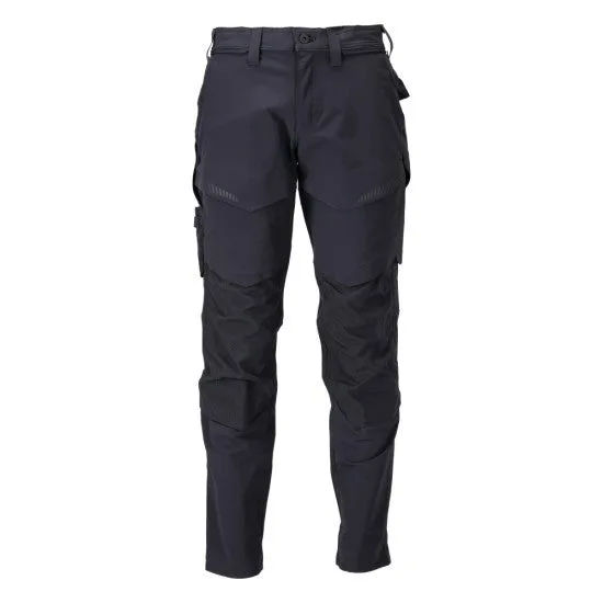Pantalon de travail avec poches genouillères mascot customized - 22379-311-bleu marine-52-76