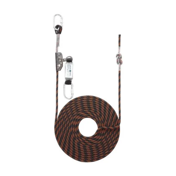 Dispositivo anticaídas guiado por cuerda de 10 m portwest fp90