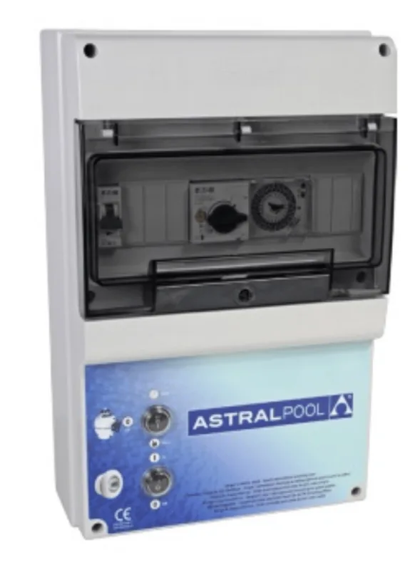 Gabinete para protección de 1 bomba y control de 3 luces - quadro electrico