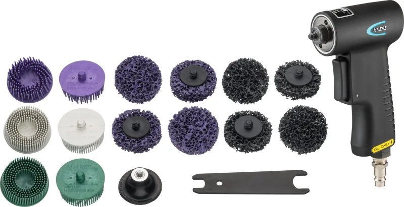 Hazet 9033-11/17 - set di levigatrici per setole