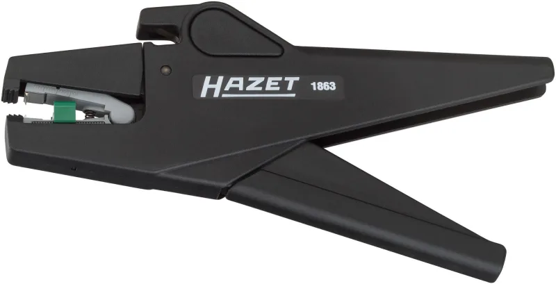 Hazet 1863 pinza spelacavi automatica, argento, lunghezza 205 mm