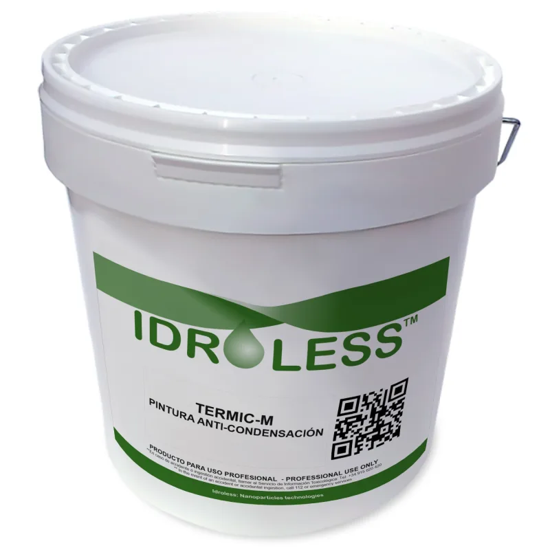 Pintura anticondensación termic-m (blanco, 15 ltr) - rompe puentes térmicos. aísla del frío en invierno y del calor en verano. evita la condensación