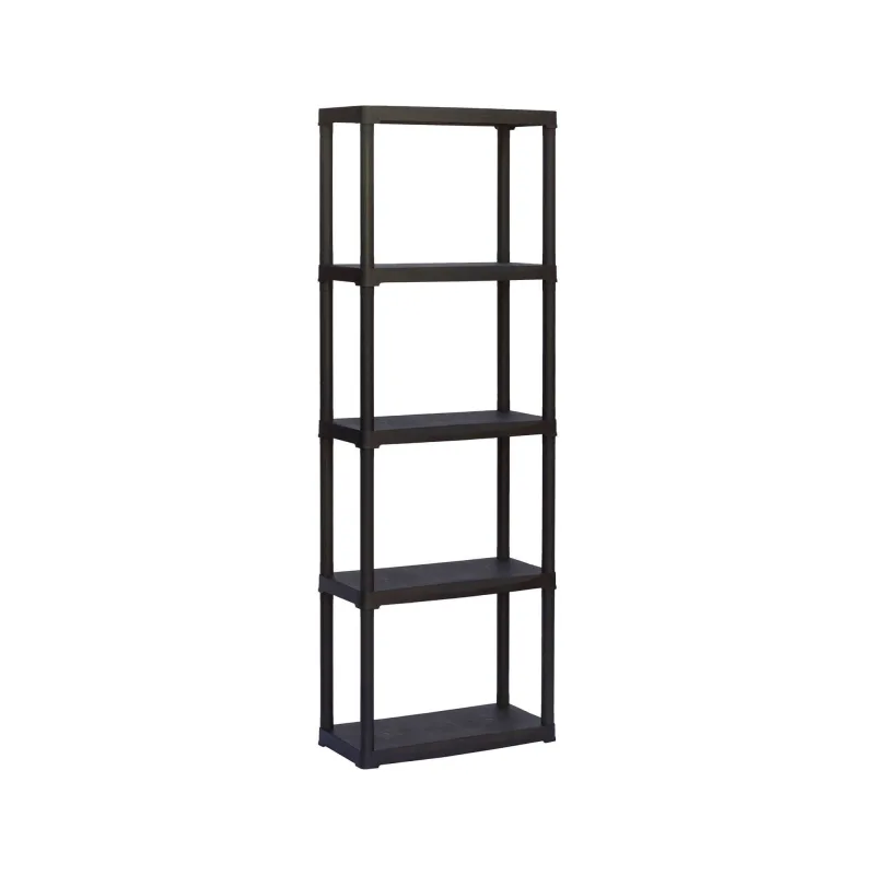 Armario de exterior aurelian, estante de exterior, armario de balcón multiusos, mueble de exterior, 100% made in italy, antracita, 60x30h176 cm