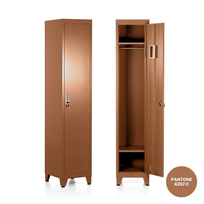 Armario metal ladrillo 1 puerta 180x38x45 cm