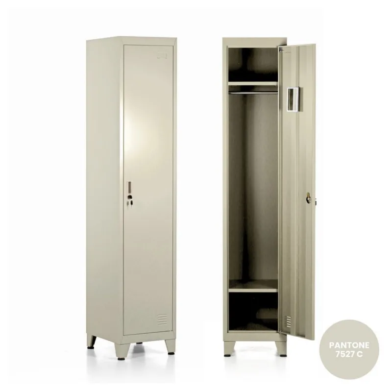 Armario marfil 1 puerta 180x38x45 cm