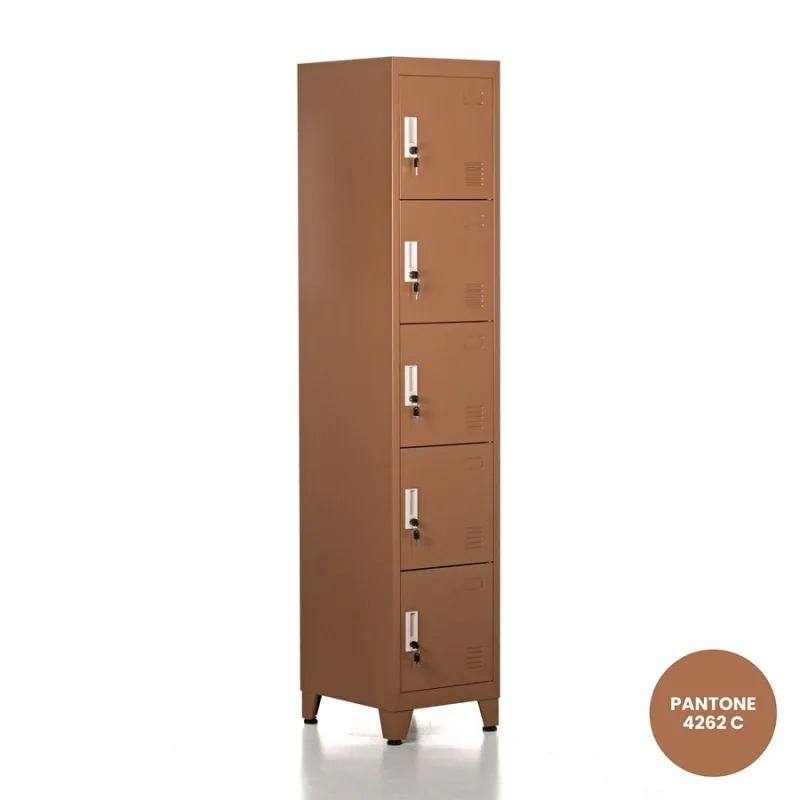 Armario ladrillo 5 puertas 180x38x45 cm