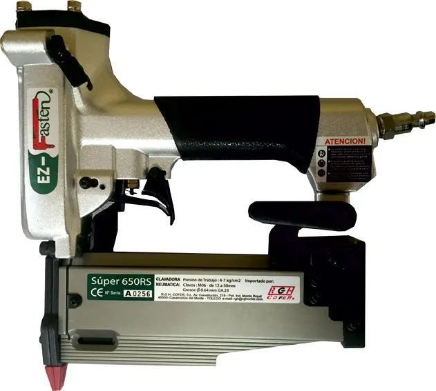 Clavadora super650rs con sola para clavos pin 0,6. ez-fasten