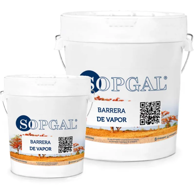 Imprimación selladora antihumedad barrera de vapor bicomponente (3+1kg) - mejora el agarre y sella contra la humedad residual.
