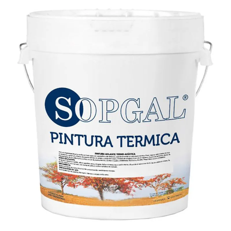 Pintura térmica tejados de fibrocemento (blanco - 15l) - impermeabilizante y aislante, baja la temperatura interior y evita radiación solar