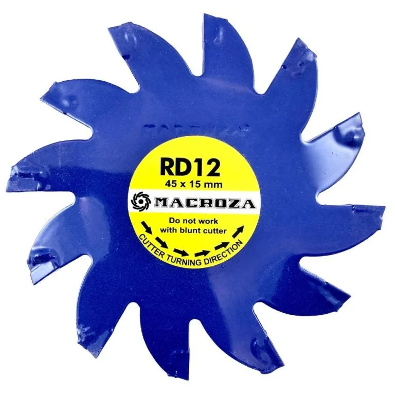 Fresa de corte rd12 (45x15 mm) para rozadora de pared macroza