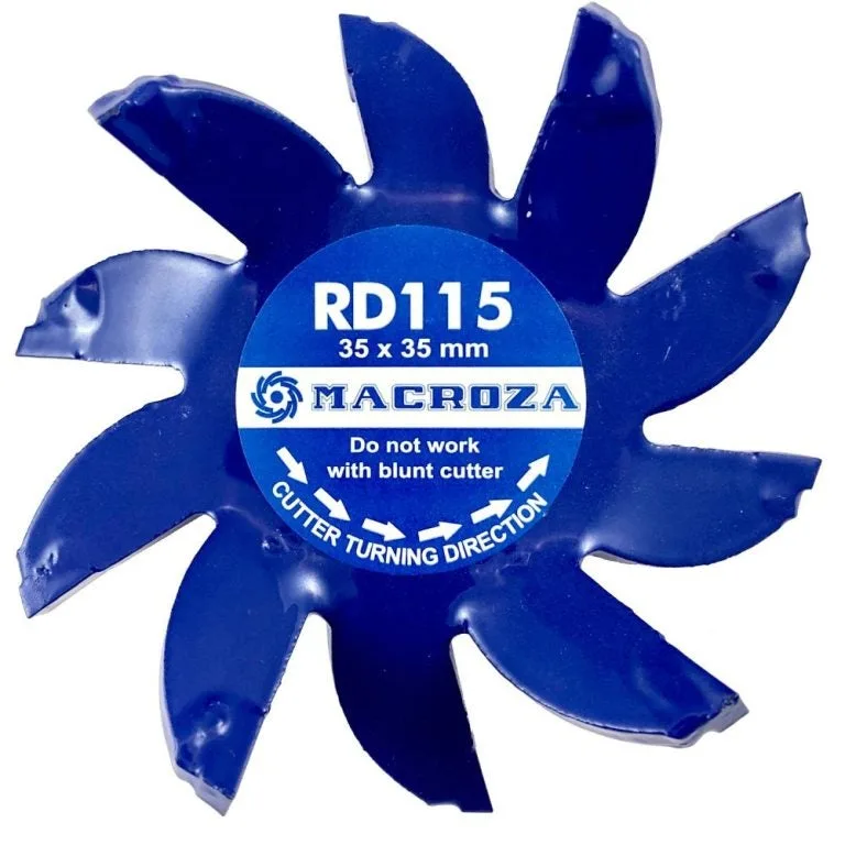 Fresa de corte rd115 (35x35 mm) para rozadora de pared macroza