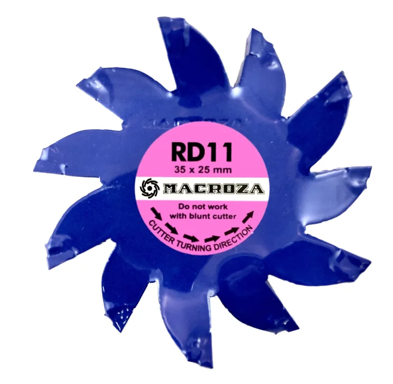 Fresa de corte rd11 (35x25 mm) para rozadora de pared macroza
