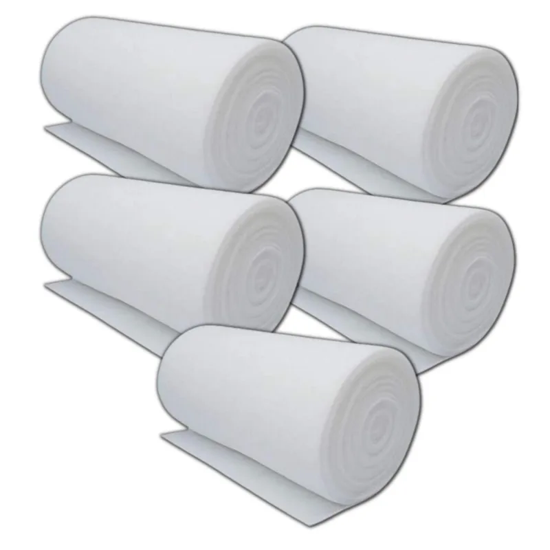 5 x rollo prefiltro fibra poliéster g4 200 gr 2x20 mts