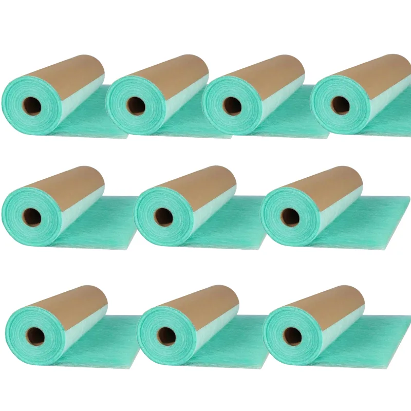 10 x rollo filtro suelos cabina paint stop 1,4x20 mts