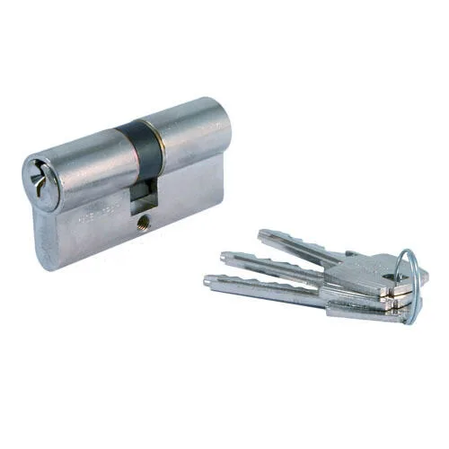 Bombin para cerradura tesa t60 de 30 + 30 mm leva 13.5 niquelado