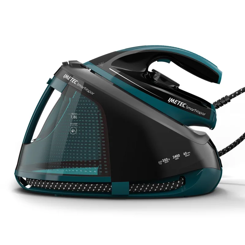 Imetec 9047 estación plancha al vapor 2400 w 1,8 l suela de cerámica negro, verde