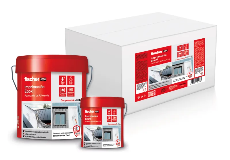 Imprimación para pintura epoxi 3l + 1l fischer