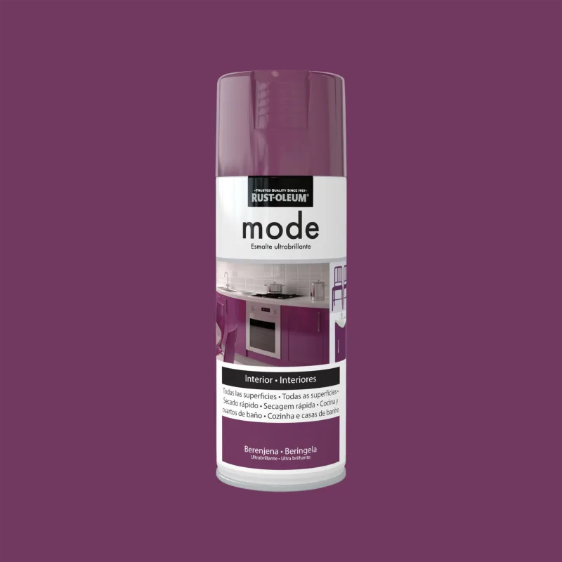 Spray pintura rust-oleum brillante 400ml berenjena