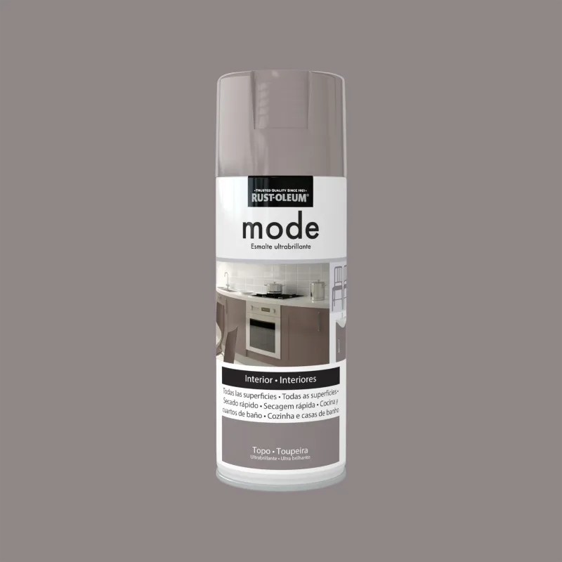 Spray pintura rust-oleum brillante 400ml topo