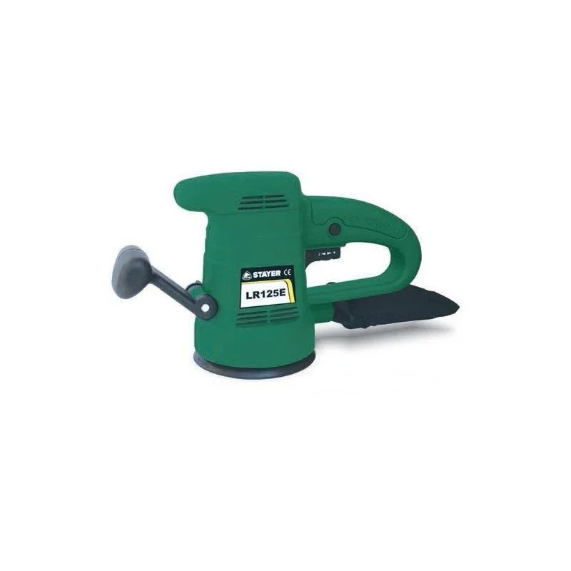 Lijadora orbital aleatoria 125mm 420w lr125e más 10 discos estuche gratis