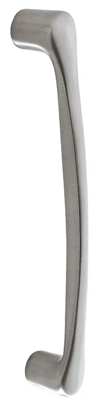 Tirador de puerta de latón niquelado mate