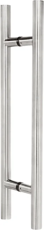 Tirador de puerta de cristal inoxidable cepillado