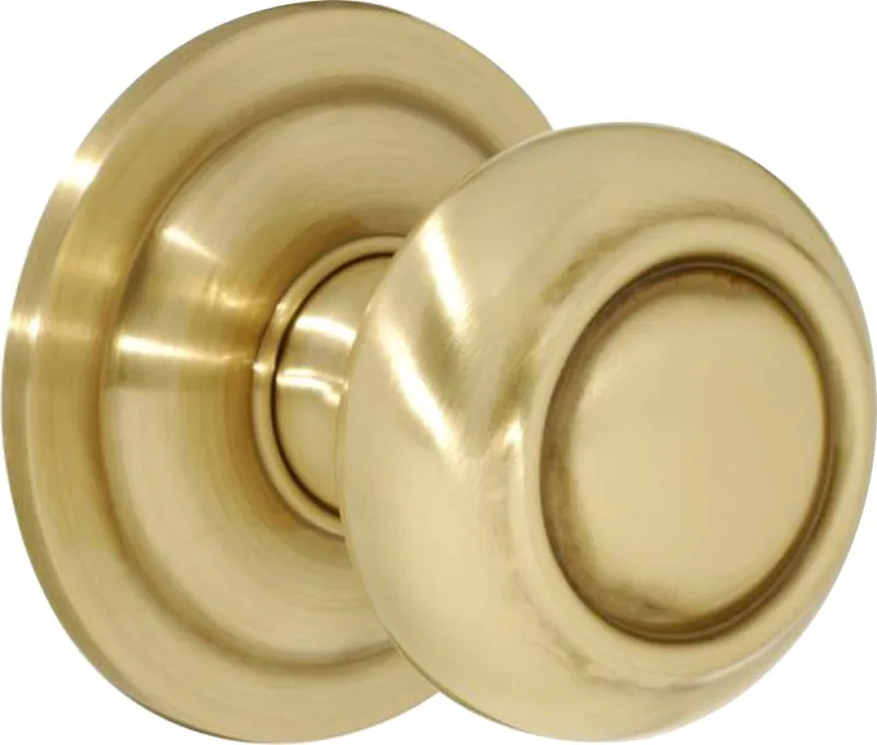 Pomo de puerta de latón envejecido