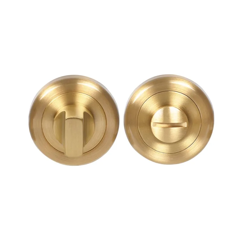 Condena de puerta de latónsatinado