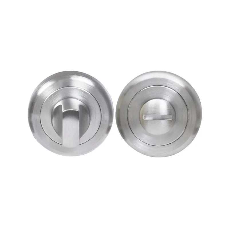 Condena de puerta de latóncromado satinado