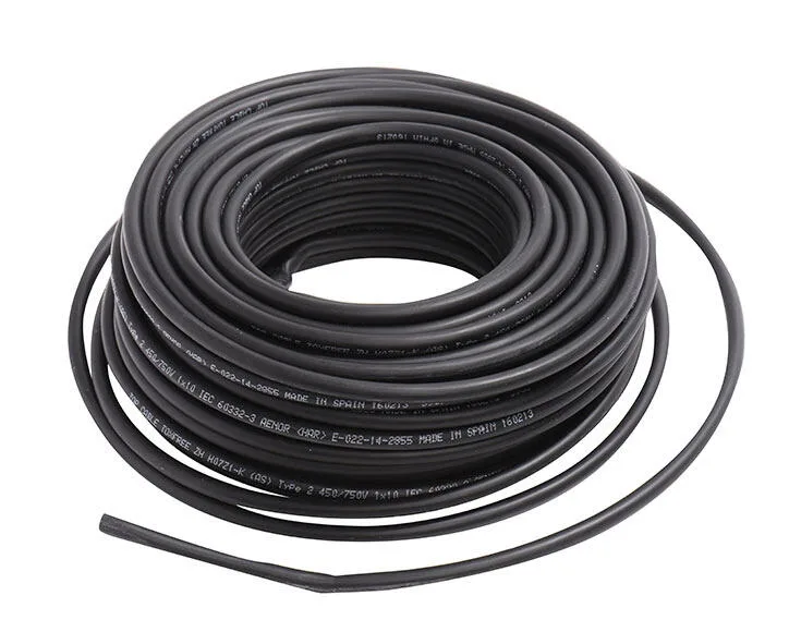 Cable lexman h07v-k negro 10 mm² 25 m