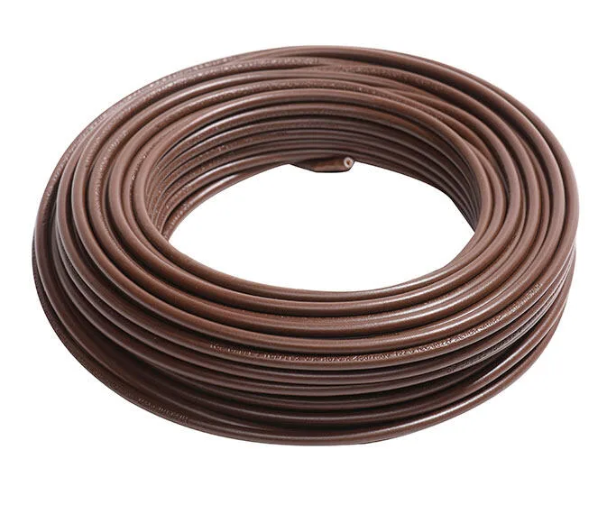 Cable eléctrico lexman h07v-k marrón 4 mm² 25 m