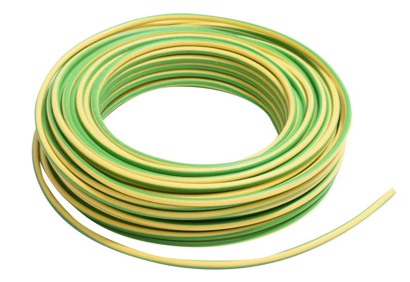 Cable eléctrico lexman h07v-k vd/amarillo 6 mm² 25 m