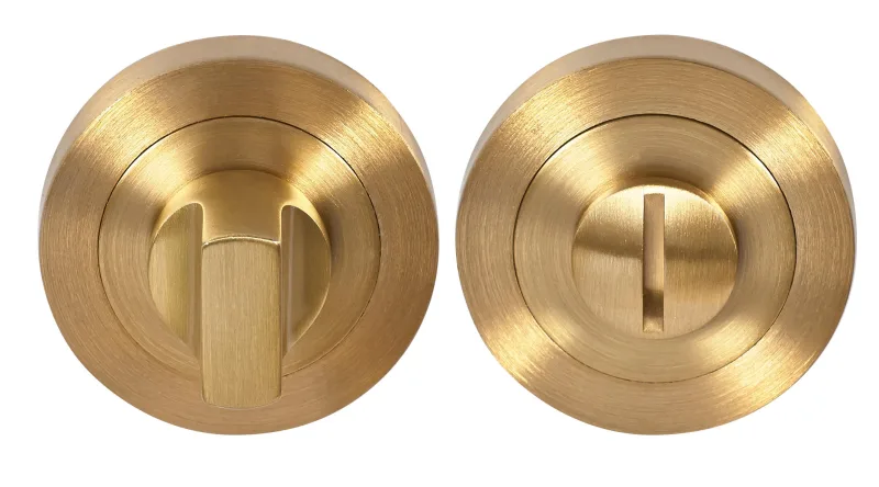 Condena de puerta de latónsatinado