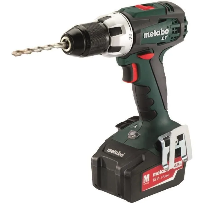 Metabo - taladro/atornillador a batería 18v li-ion 2x 4,0ah 60nm - bs 18 lt