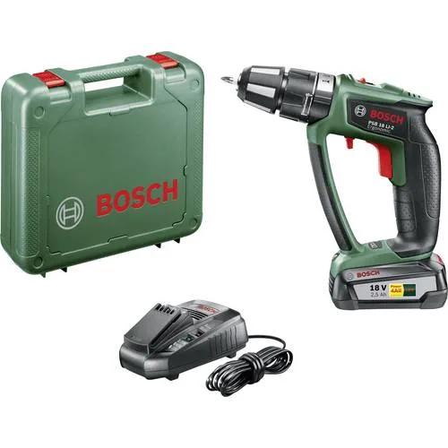 Bosch psb 18 li-2 taladro atornillador de impacto ergonómico - 06039b0300